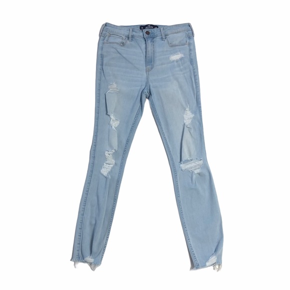 Hollister High Rise Crop Super Skinny Jeans 0805 - Picture 2 of 7